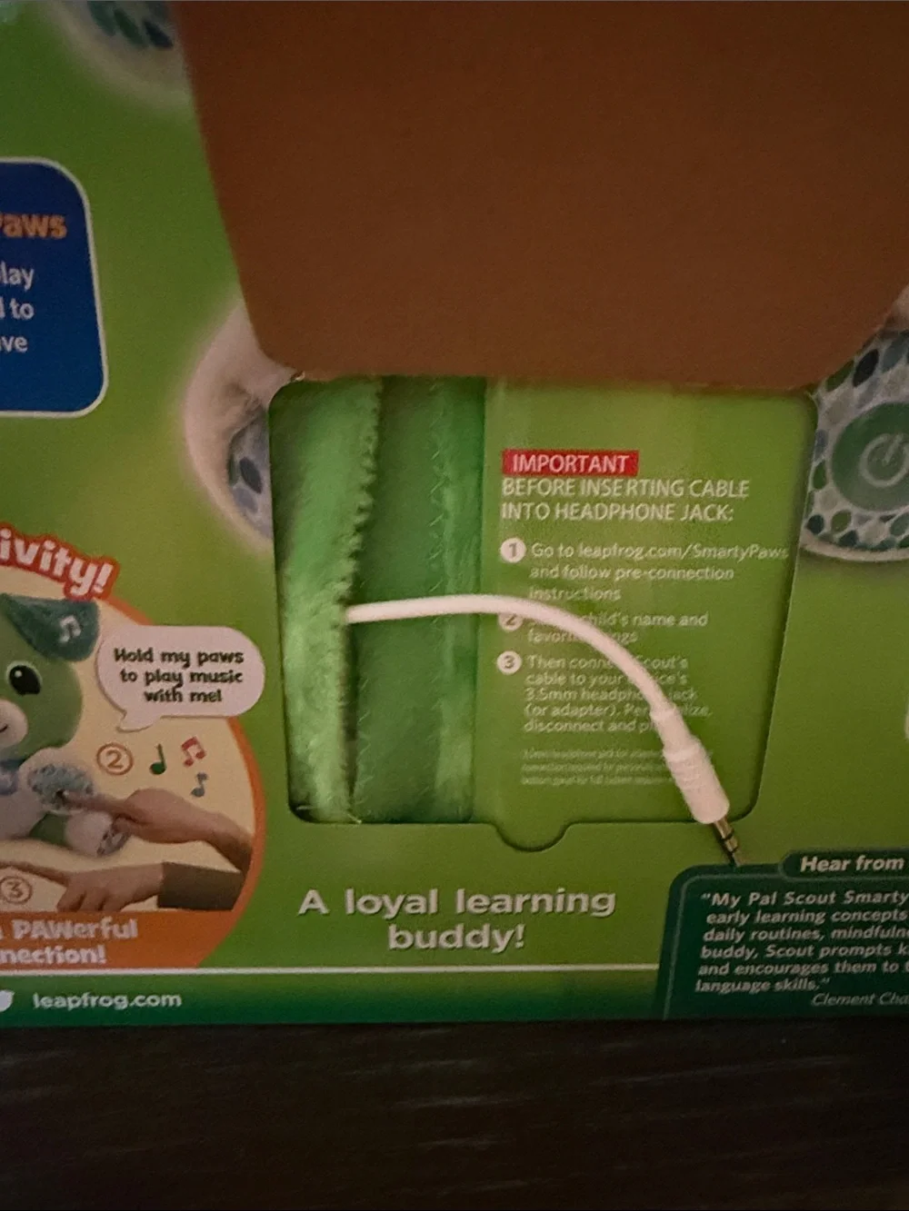 NEW My Pal Scout Smarty Paws Plush - Green
